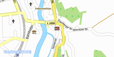 Camburg Jena Stadtplan