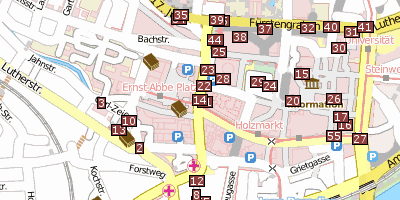 Collegium Jenense Jena Stadtplan