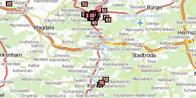 Leuchtenburg Jena Stadtplan