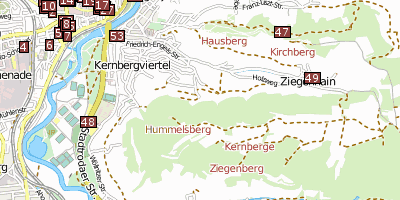 Stadtplan Paradies  Jena
