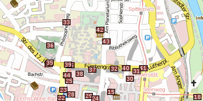 Stadtplan Universität